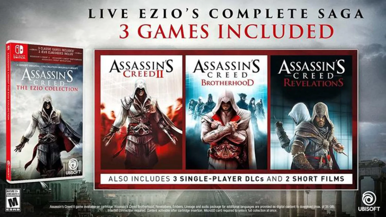 Assassin's Creed The Ezio Collection Switch - görsel 2