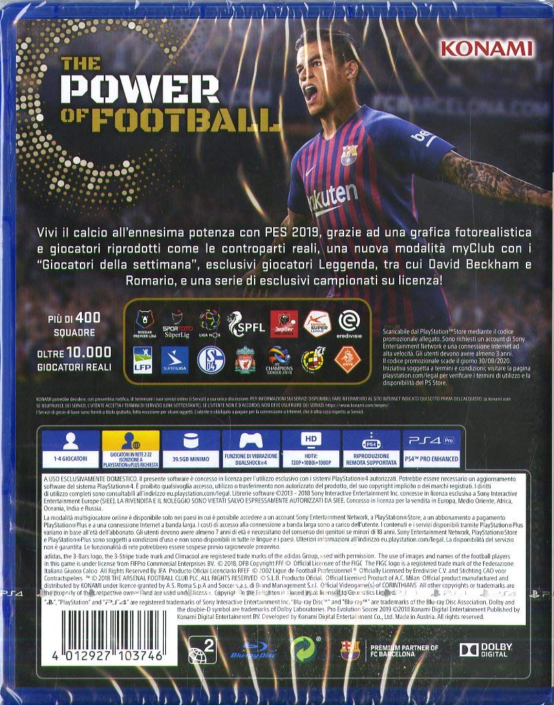 Pro Evolution Soccer 2019 PS4 - görsel 2