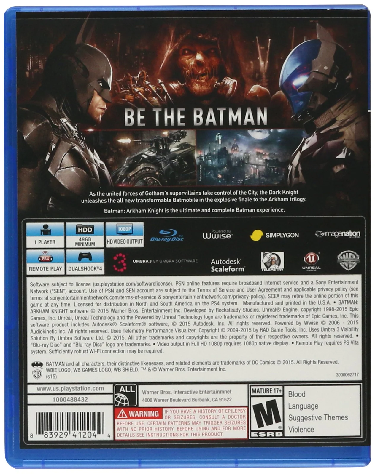 Batman Arkham Knight PS4 - görsel 2