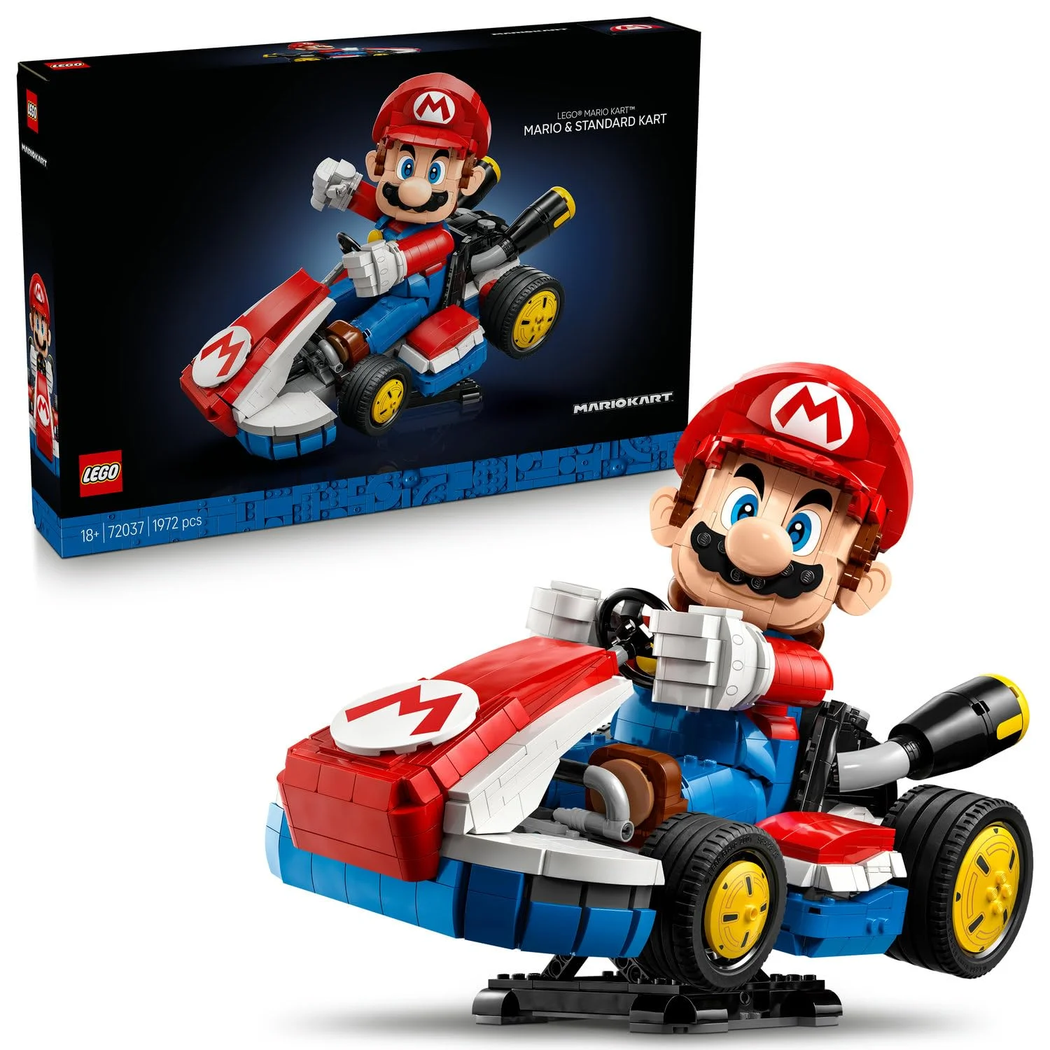 LEGO Super Mario Mario Kart - Mario ve Standard Kart 72037