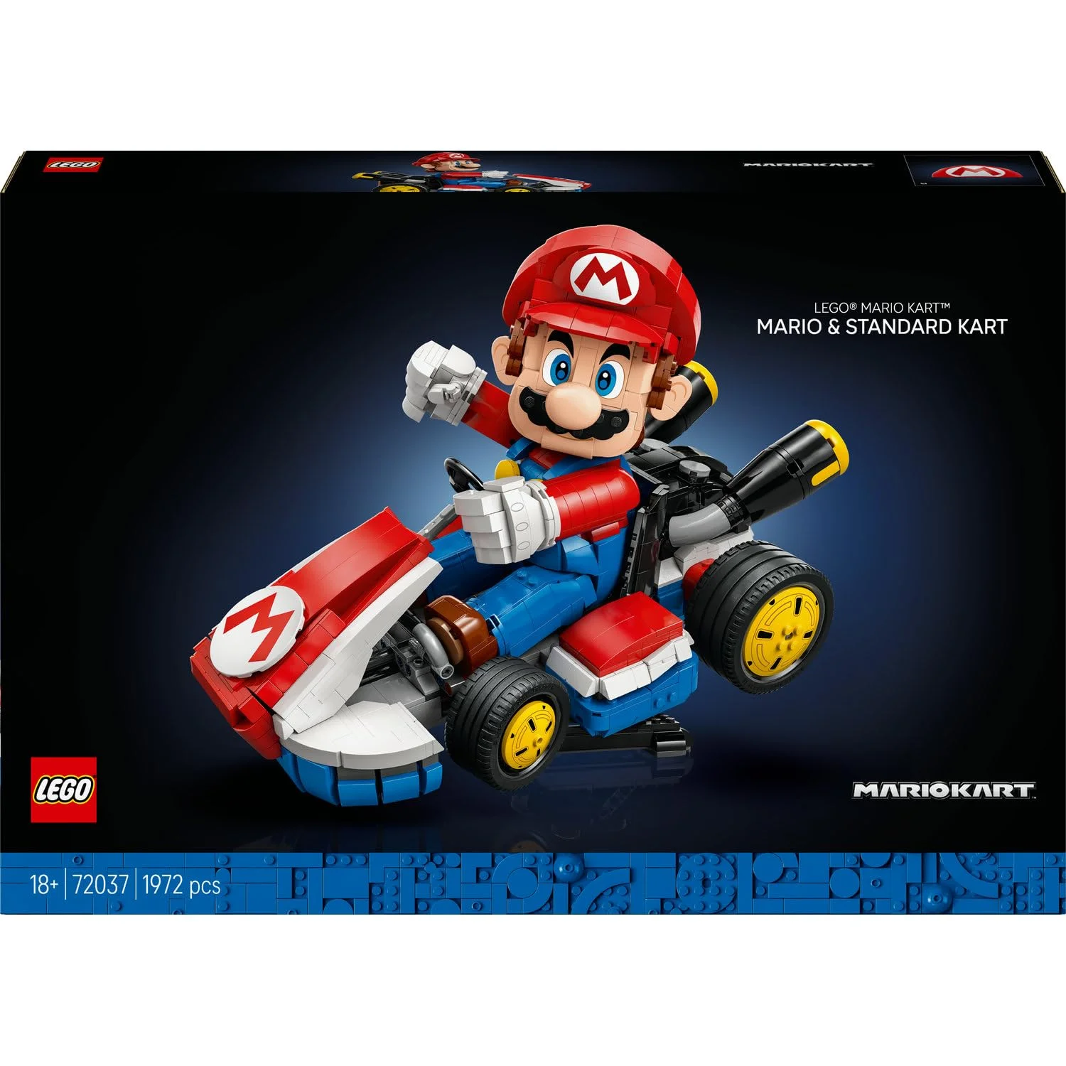 LEGO Super Mario Mario Kart - Mario ve Standard Kart 72037 - görsel 4