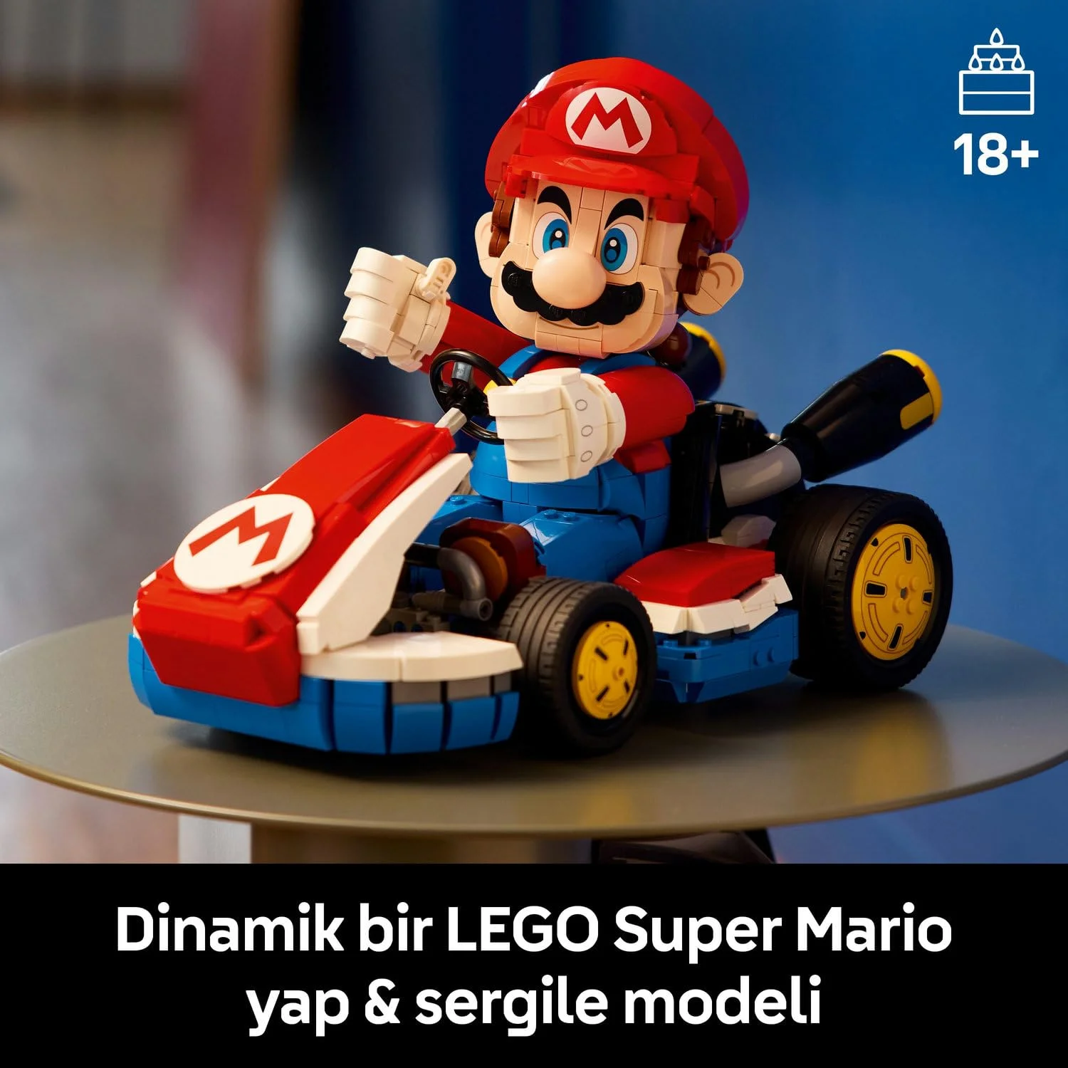 LEGO Super Mario Mario Kart - Mario ve Standard Kart 72037 - görsel 6