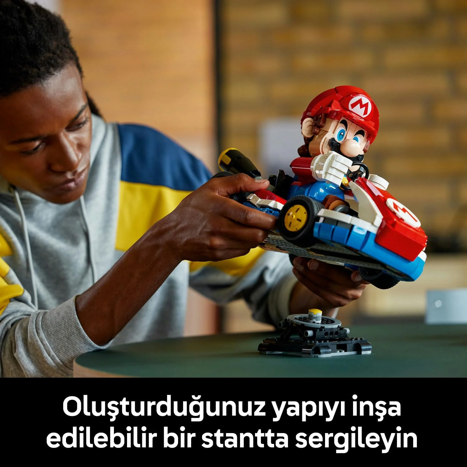 LEGO Super Mario Mario Kart - Mario ve Standard Kart 72037 - görsel 9