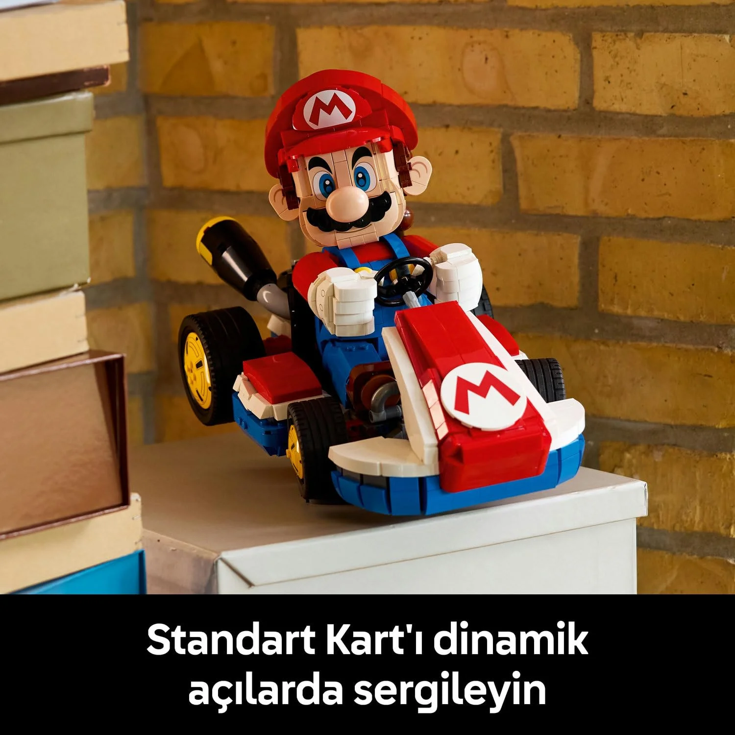 LEGO Super Mario Mario Kart - Mario ve Standard Kart 72037 - görsel 10