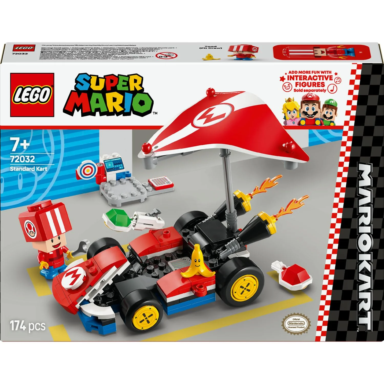 LEGO Super Mario Mario Kart Standart Kart 72032 - görsel 5
