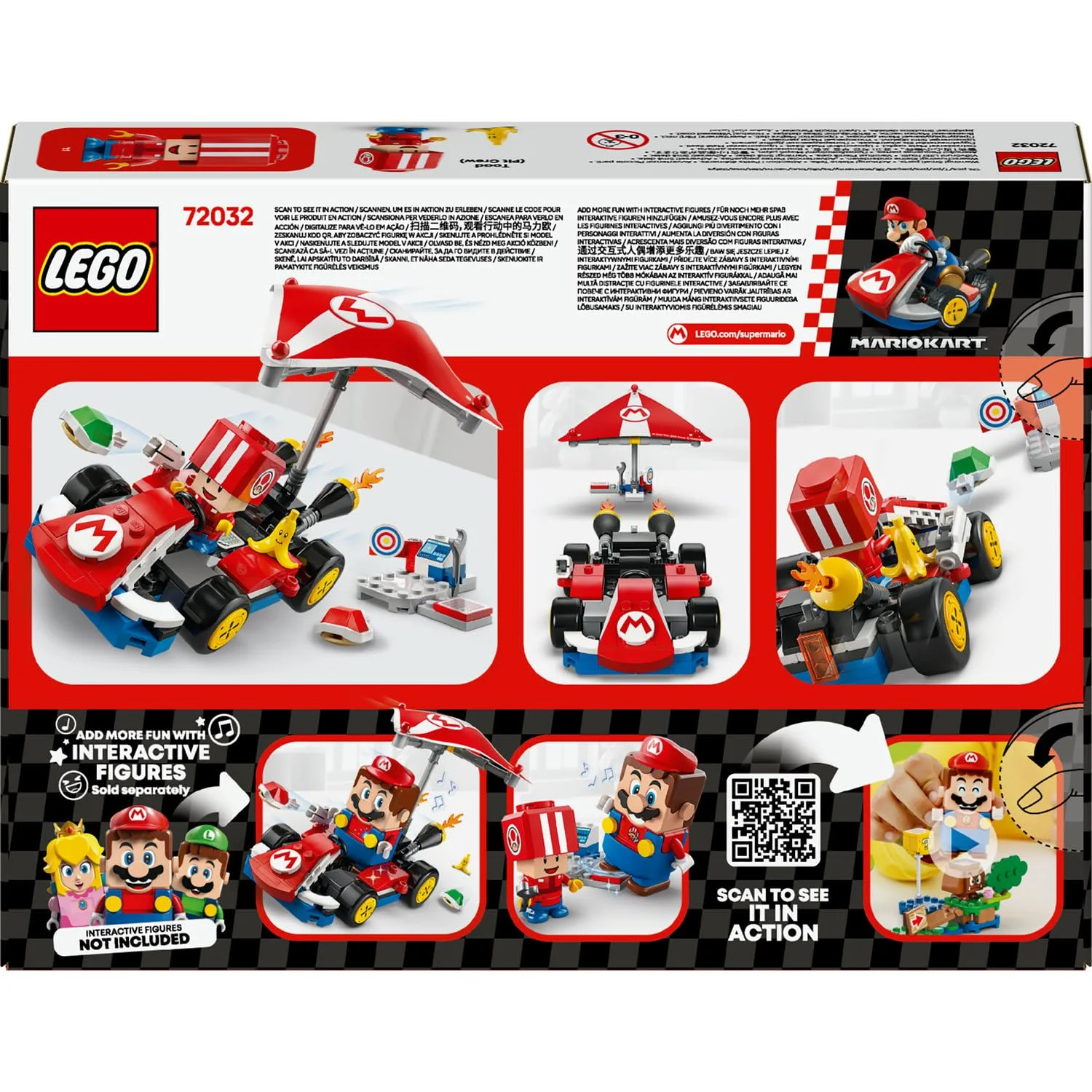 LEGO Super Mario Mario Kart Standart Kart 72032 - görsel 6