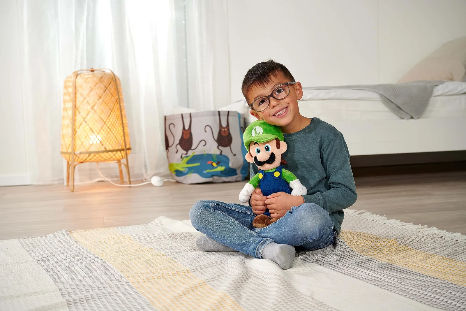 Simba Super Mario Luigi Peluş Figür 30cm - görsel 2