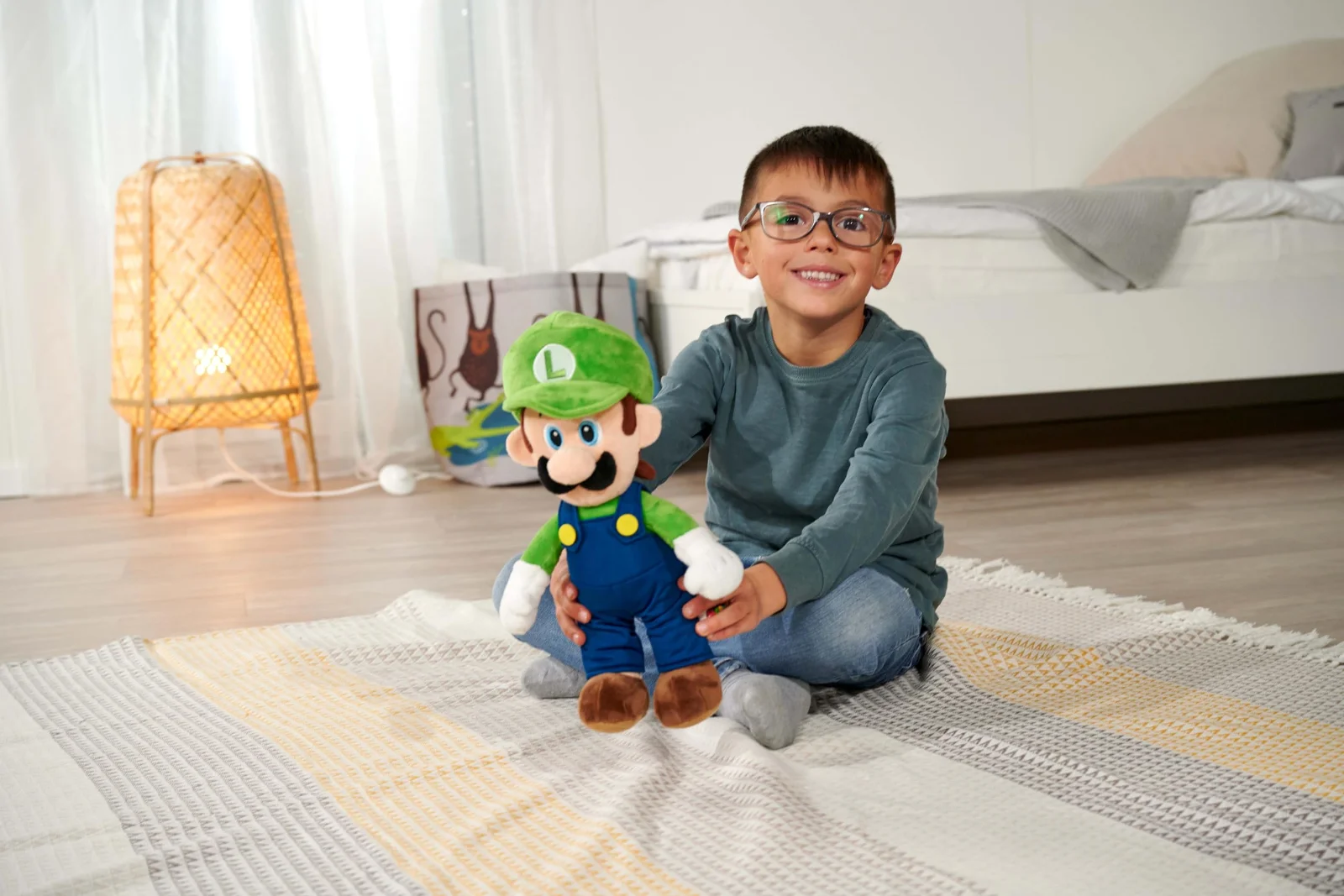 Simba Super Mario Luigi Peluş Figür 30cm - görsel 4