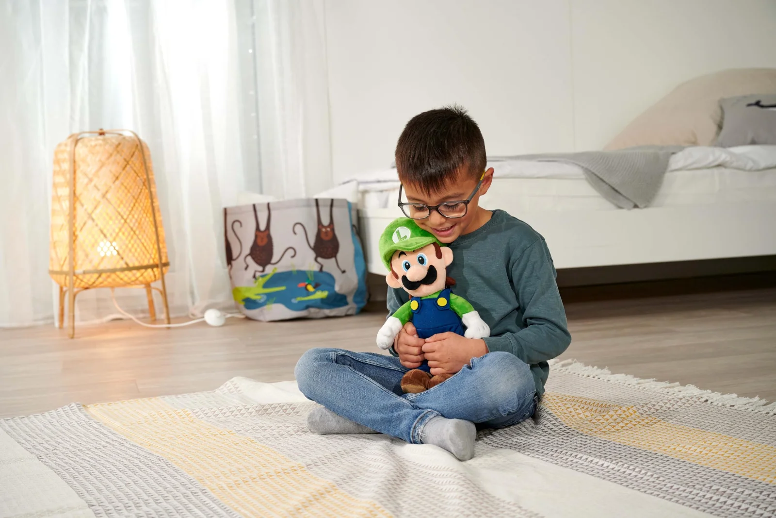 Simba Super Mario Luigi Peluş Figür 30cm - görsel 3