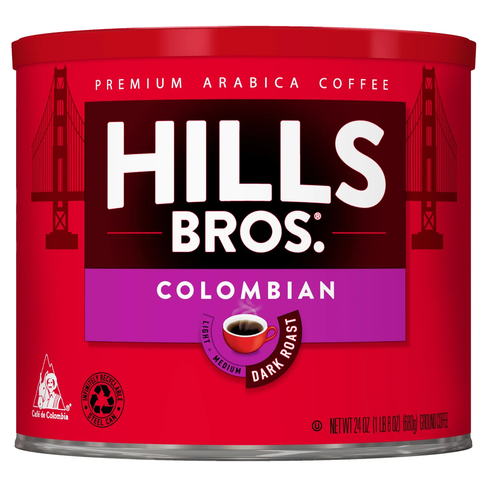 Hills Bros 100% Colombian Filtre Kahve 680 gr - görsel 3