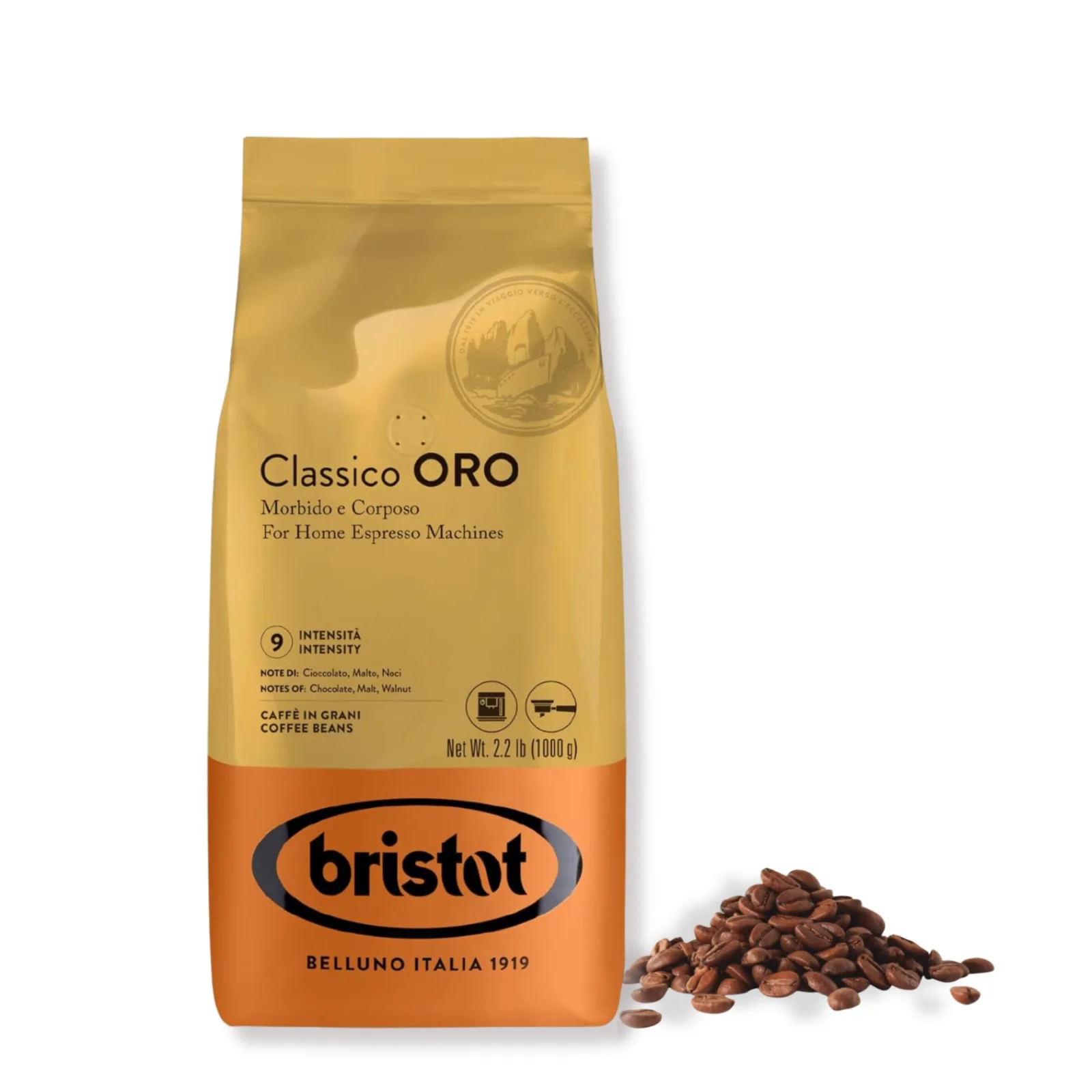 Bristot Classico Oro Çekirdek Kahve 1 kg
