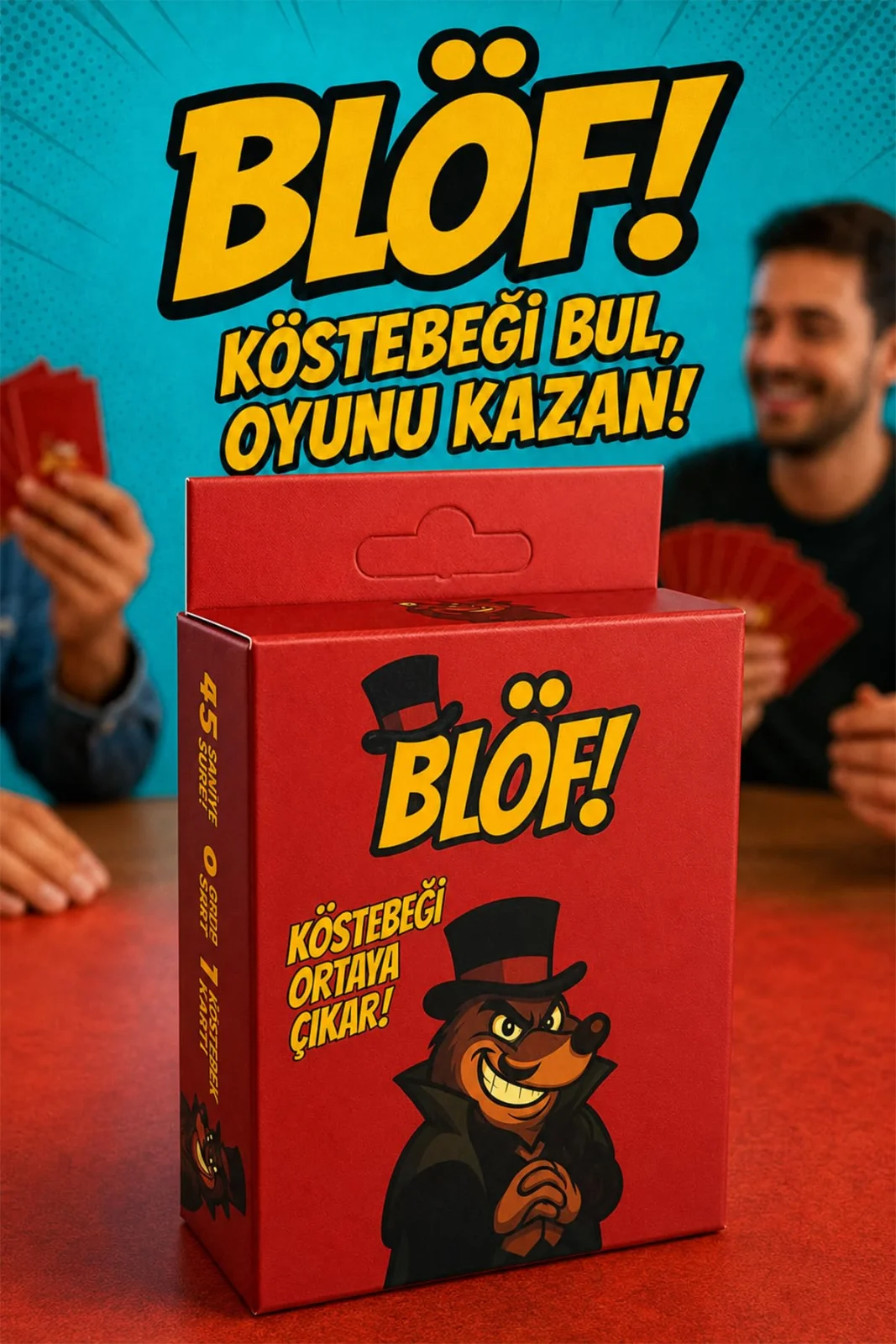 Köstebek Kutu Kart Sahtekar Kelime - görsel 2
