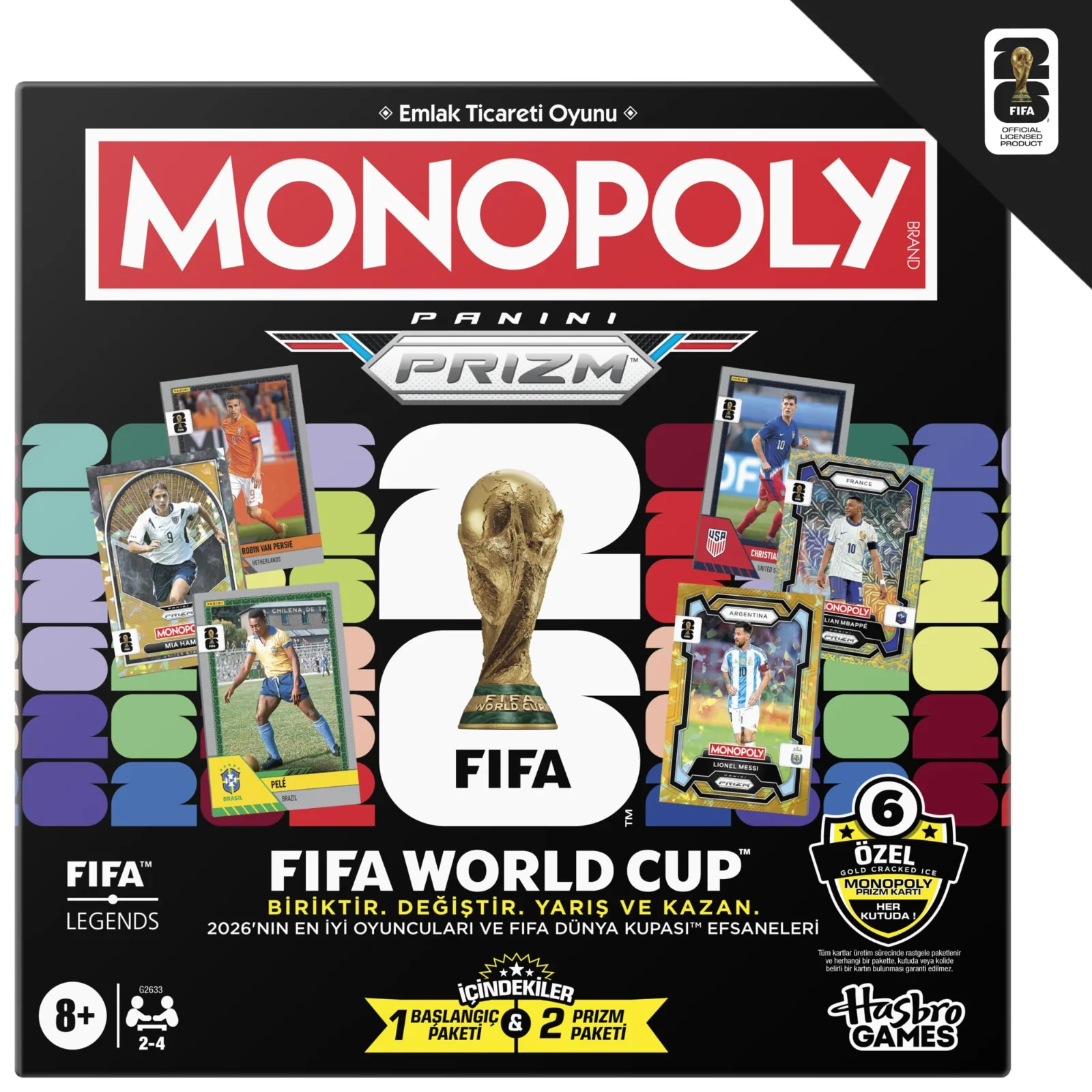Monopoly Panini Prizm FIFA Dünya Kupası 2026