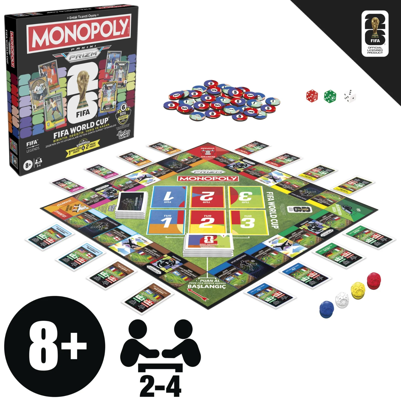 Monopoly Panini Prizm FIFA Dünya Kupası 2026 - görsel 3
