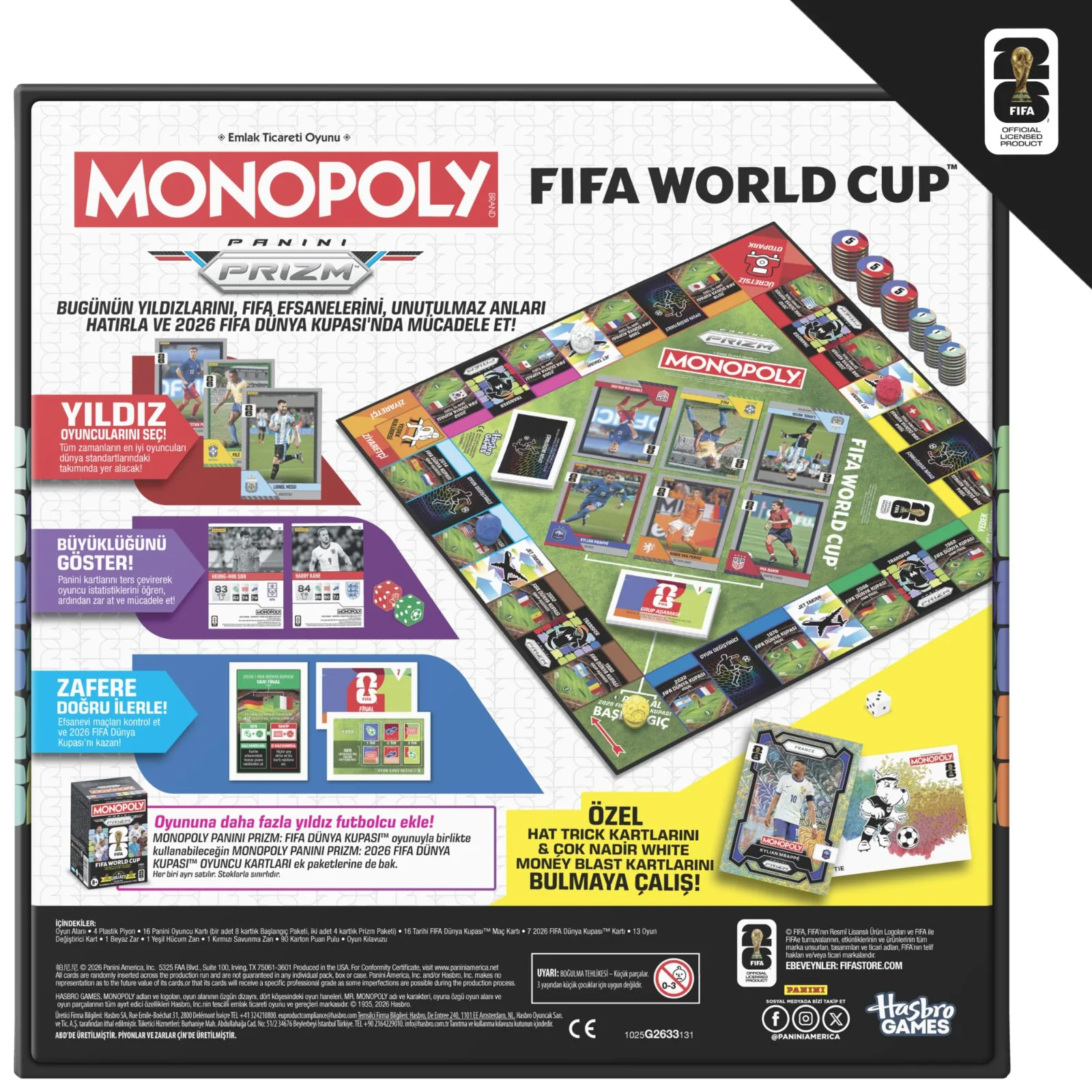 Monopoly Panini Prizm FIFA Dünya Kupası 2026 - görsel 10
