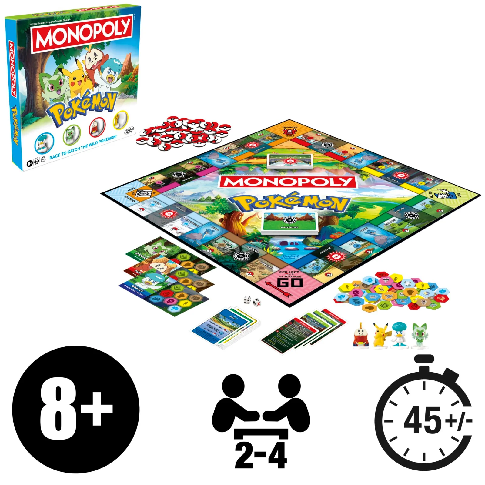 Monopoly Pokémon Edition Kutu 2-4 Oyuncu - görsel 3