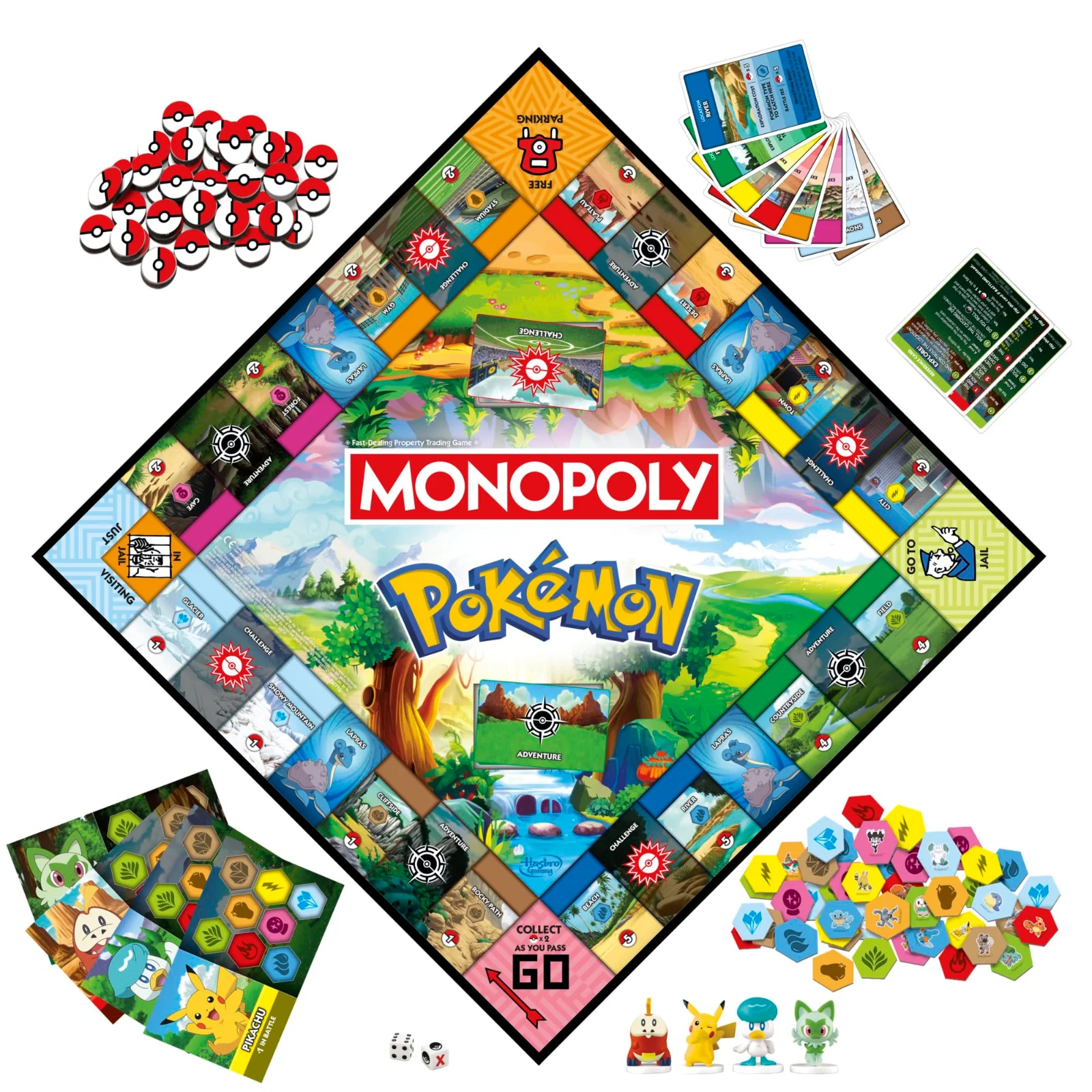 Monopoly Pokémon Edition Kutu 2-4 Oyuncu - görsel 4