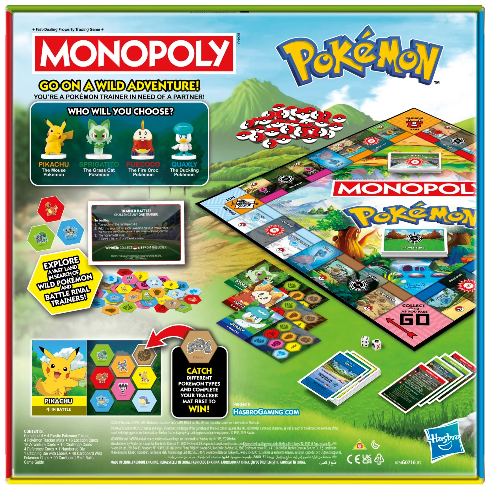Monopoly Pokémon Edition Kutu 2-4 Oyuncu - görsel 9