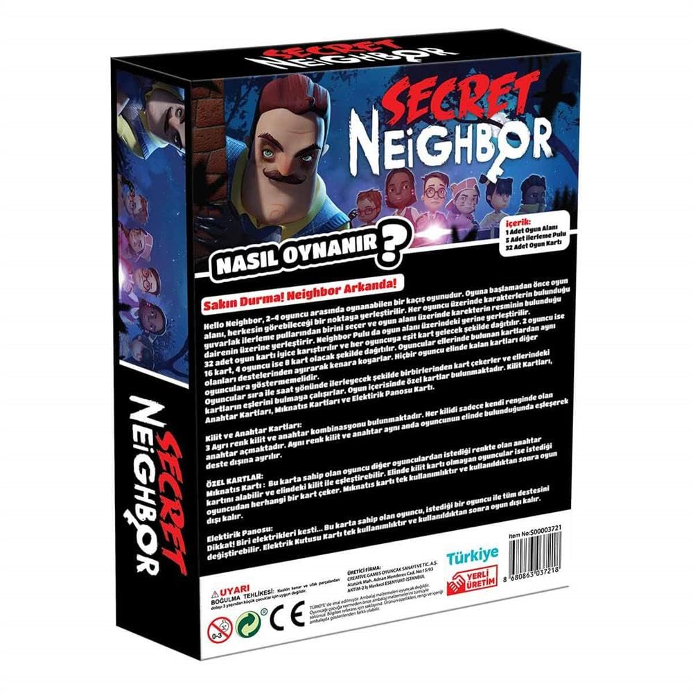 Hello Neighbor Secret Neighbor Party Game