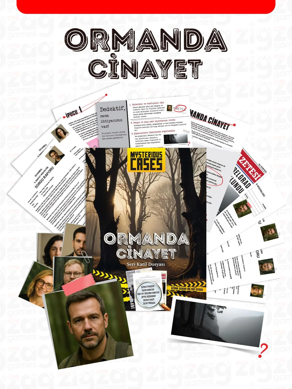 Ormanda Cinayet Dedektif Kutu 16+