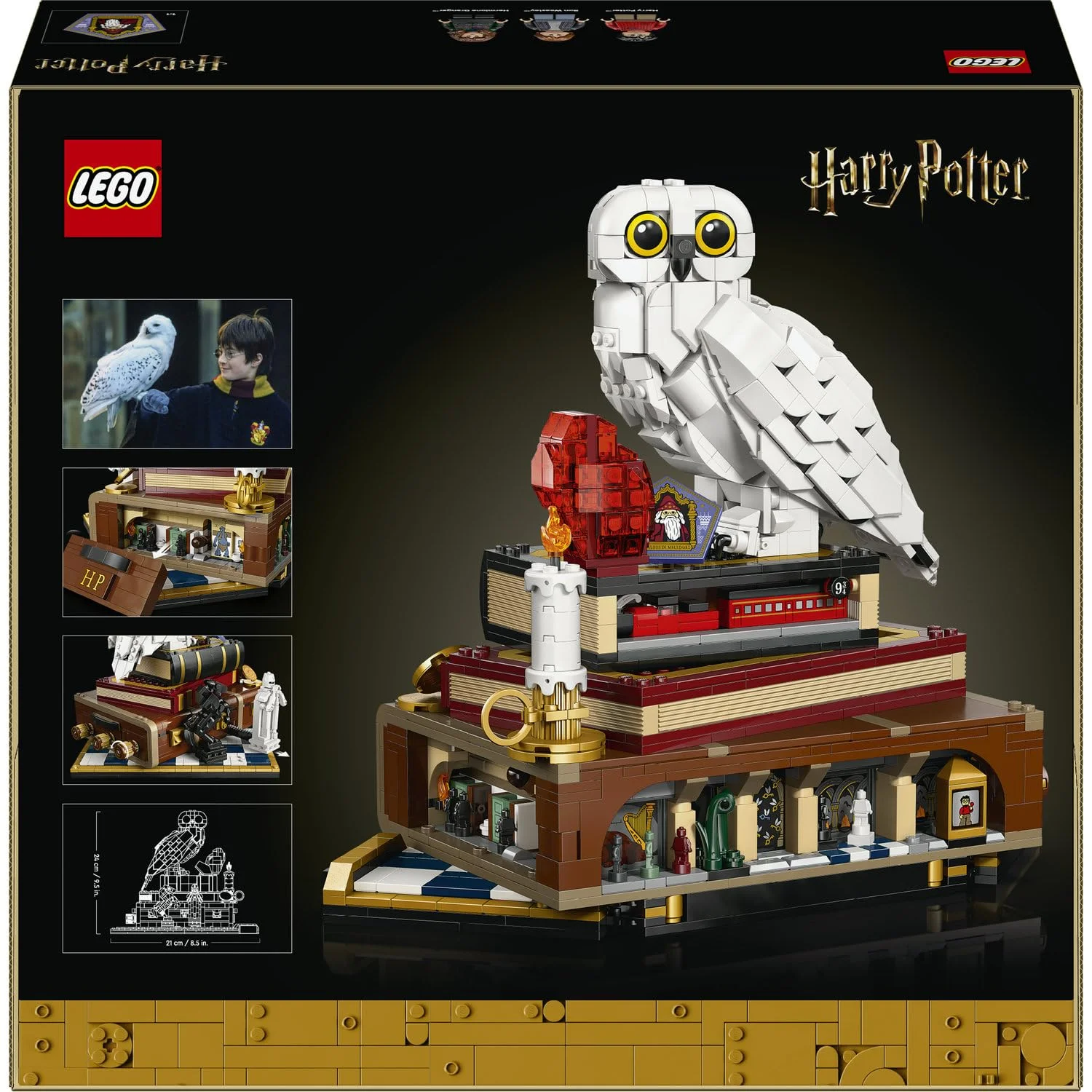 LEGO Harry Potter Felsefe Taşı 76466 Hedwig Koleksiyoncu Versiyonu - görsel 6