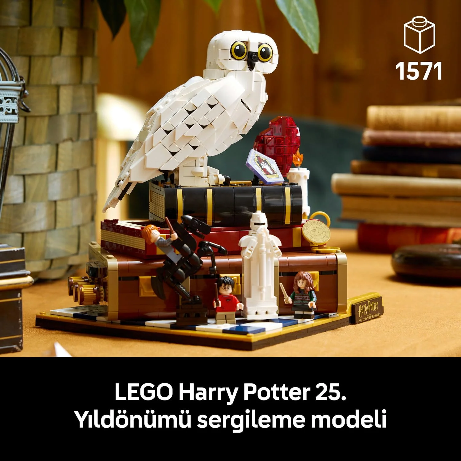 LEGO Harry Potter Felsefe Taşı 76466 Hedwig Koleksiyoncu Versiyonu - görsel 7
