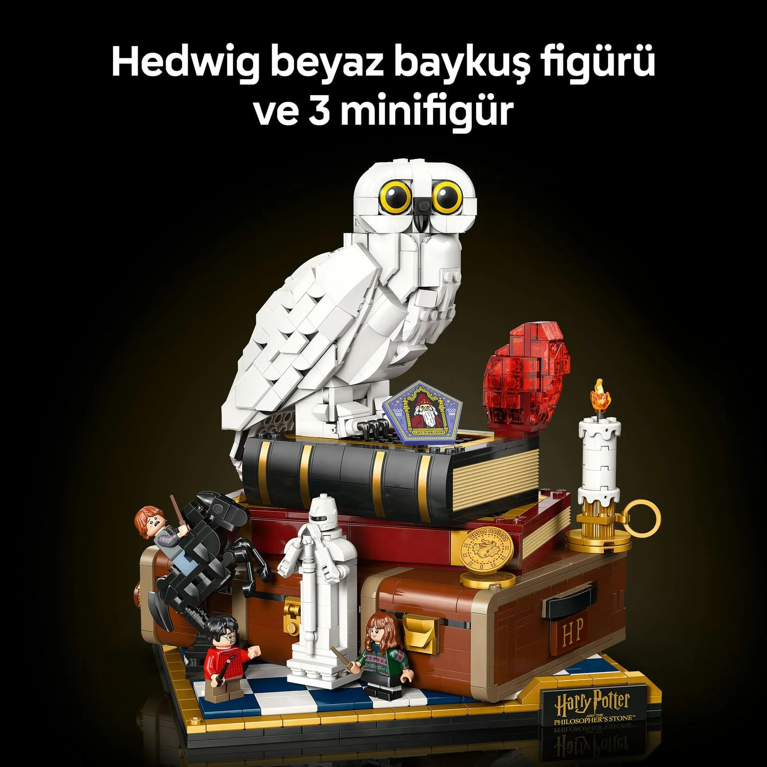 LEGO Harry Potter Felsefe Taşı 76466 Hedwig Koleksiyoncu Versiyonu - görsel 10