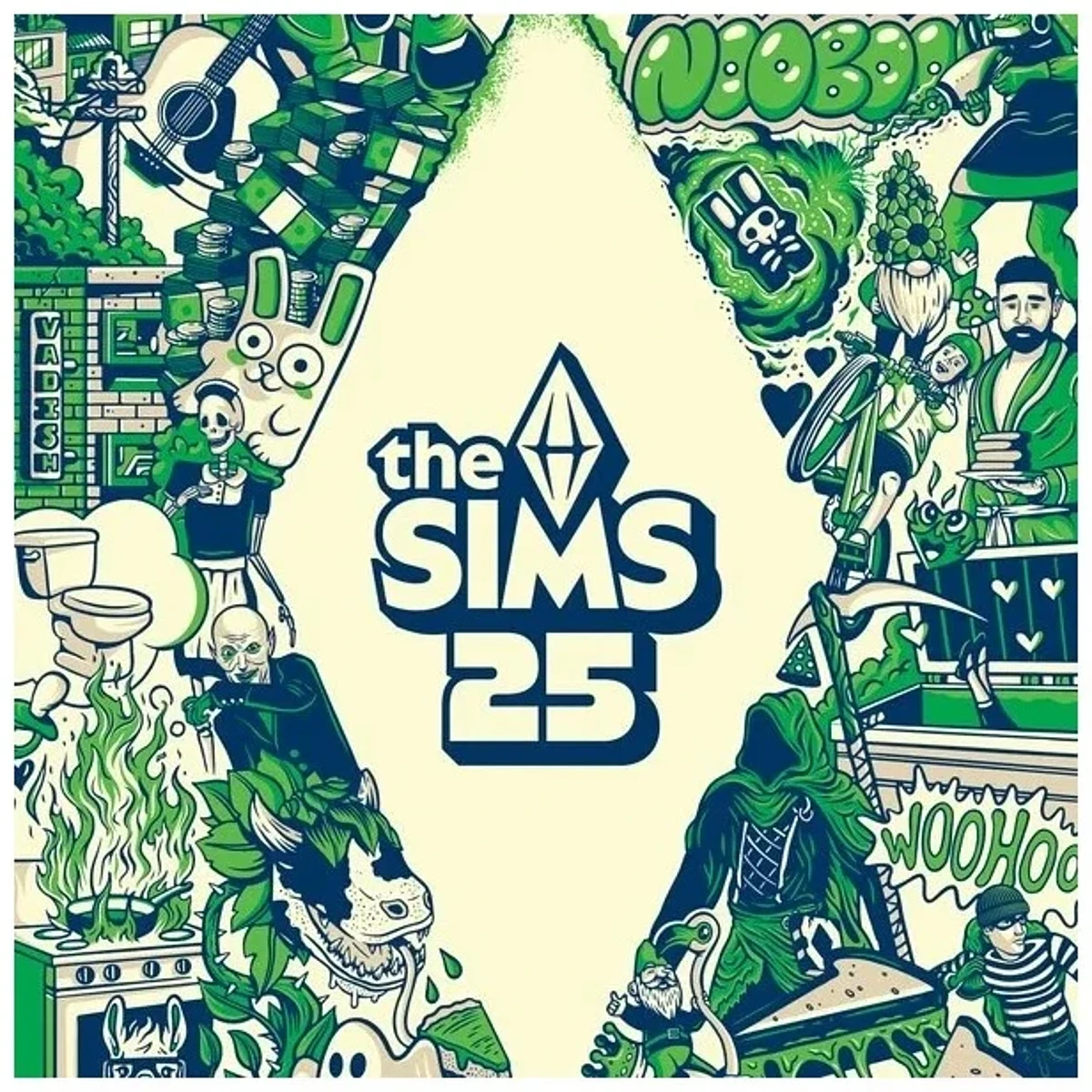 The Sims 25th Soundtrack (Original Video Game Soundtrack) 2xLP