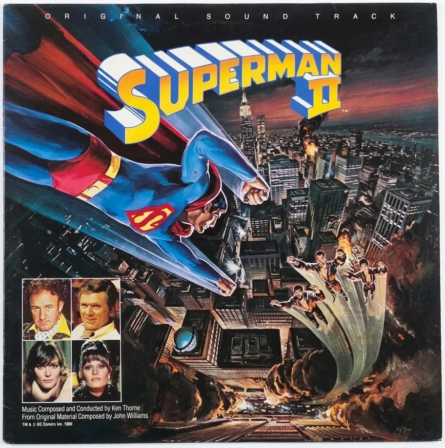 Superman II Ken Thorne Original Soundtrack 1980 Japan Baskı