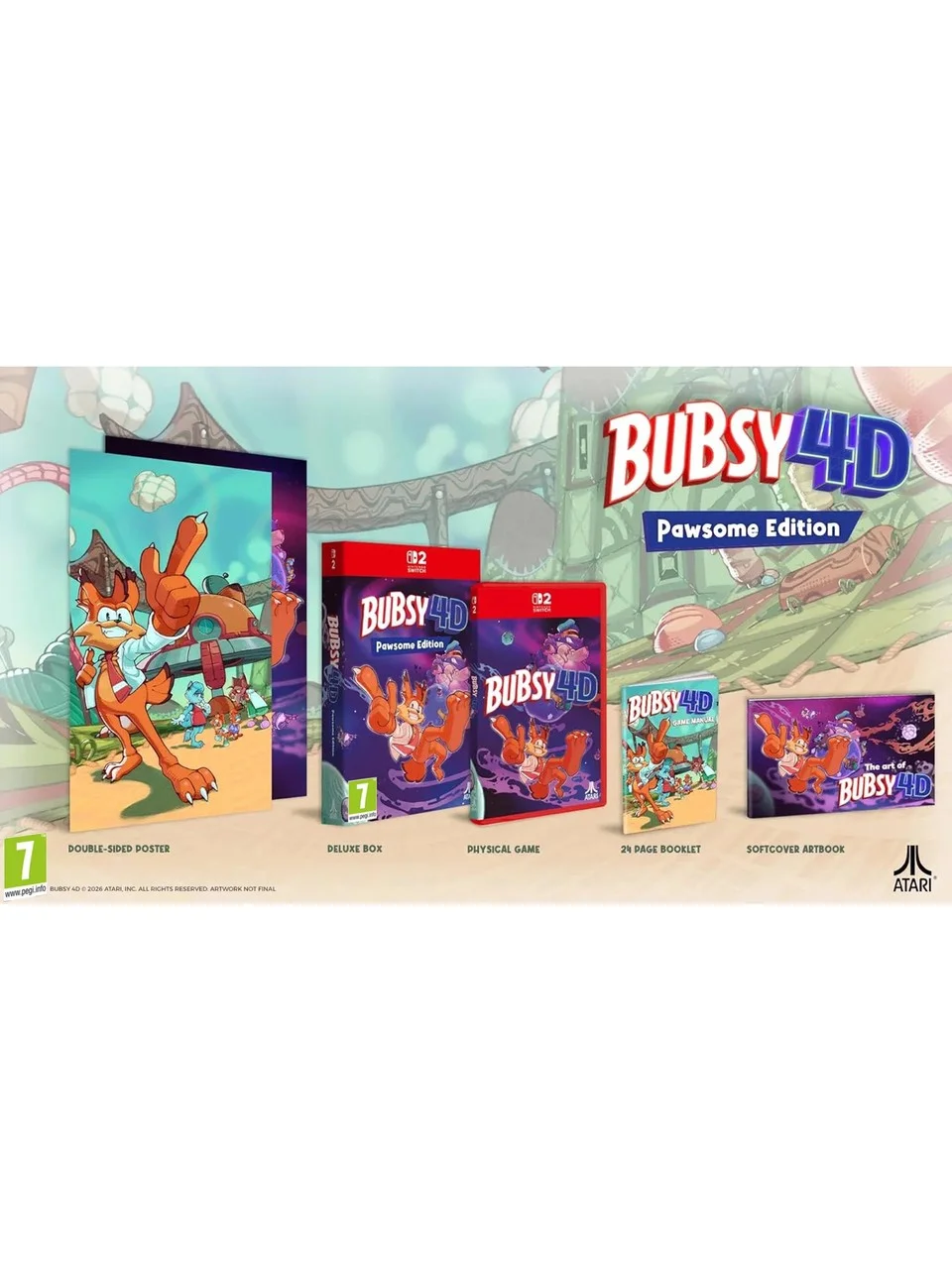 Bubsy 4D Pawsome Edition Switch 2 - görsel 4