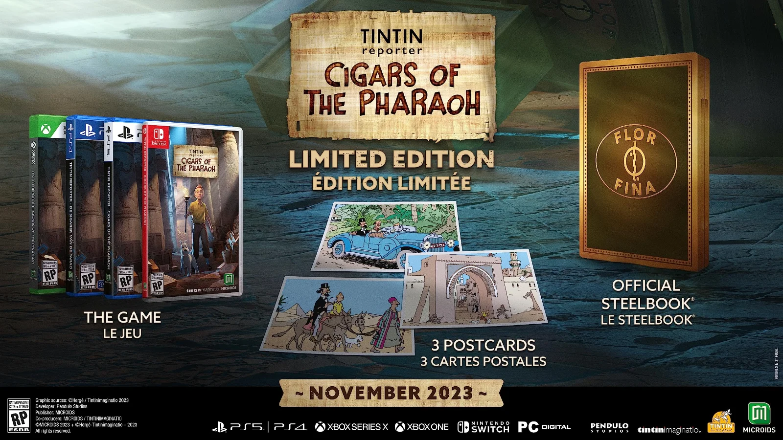 Tintin Reporter - Cigars of the Pharaoh PS4 (Limited Edition) - görsel 2