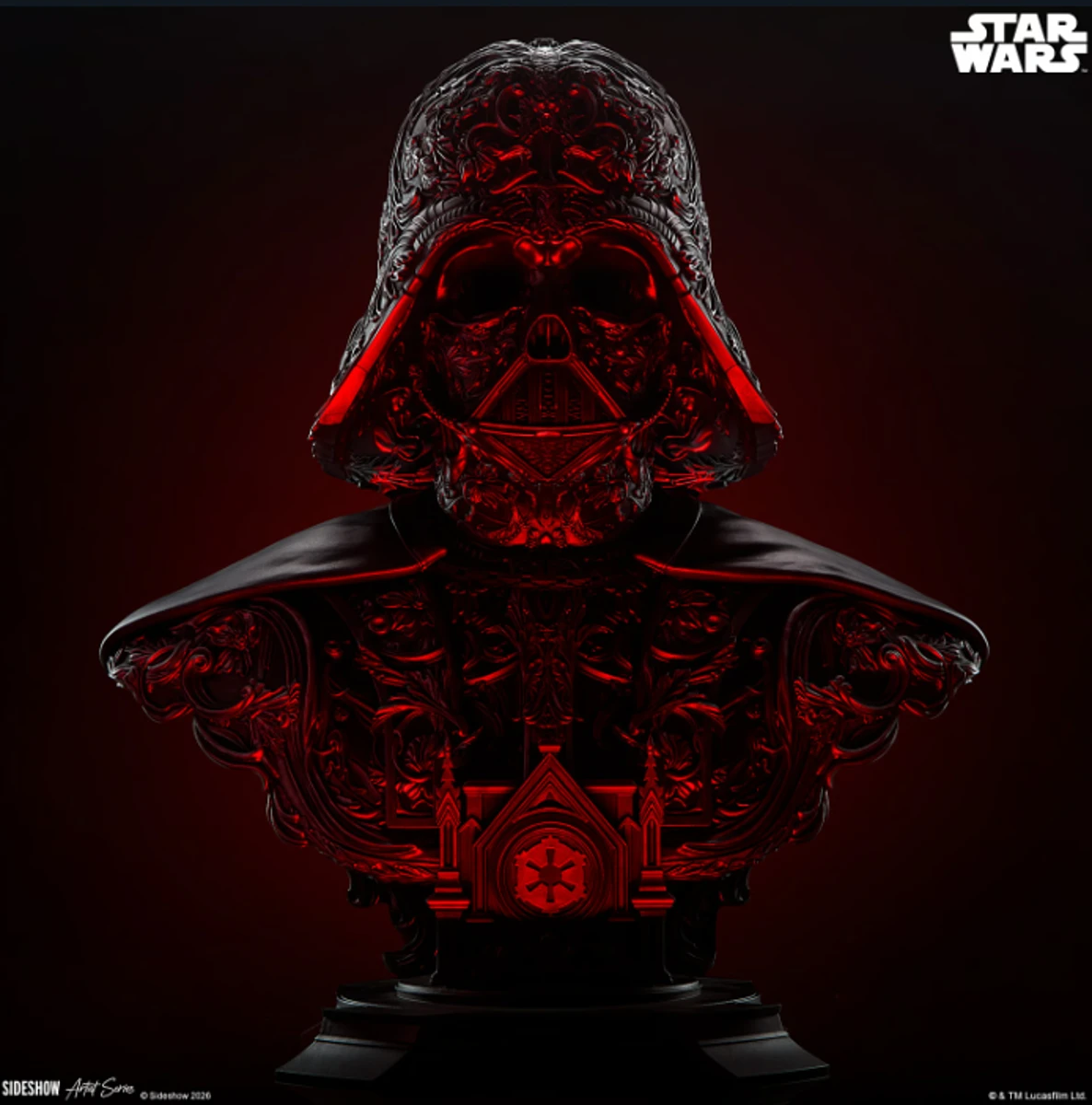 Sideshow Star Wars Darth Vader Fine Art Bust - görsel 5