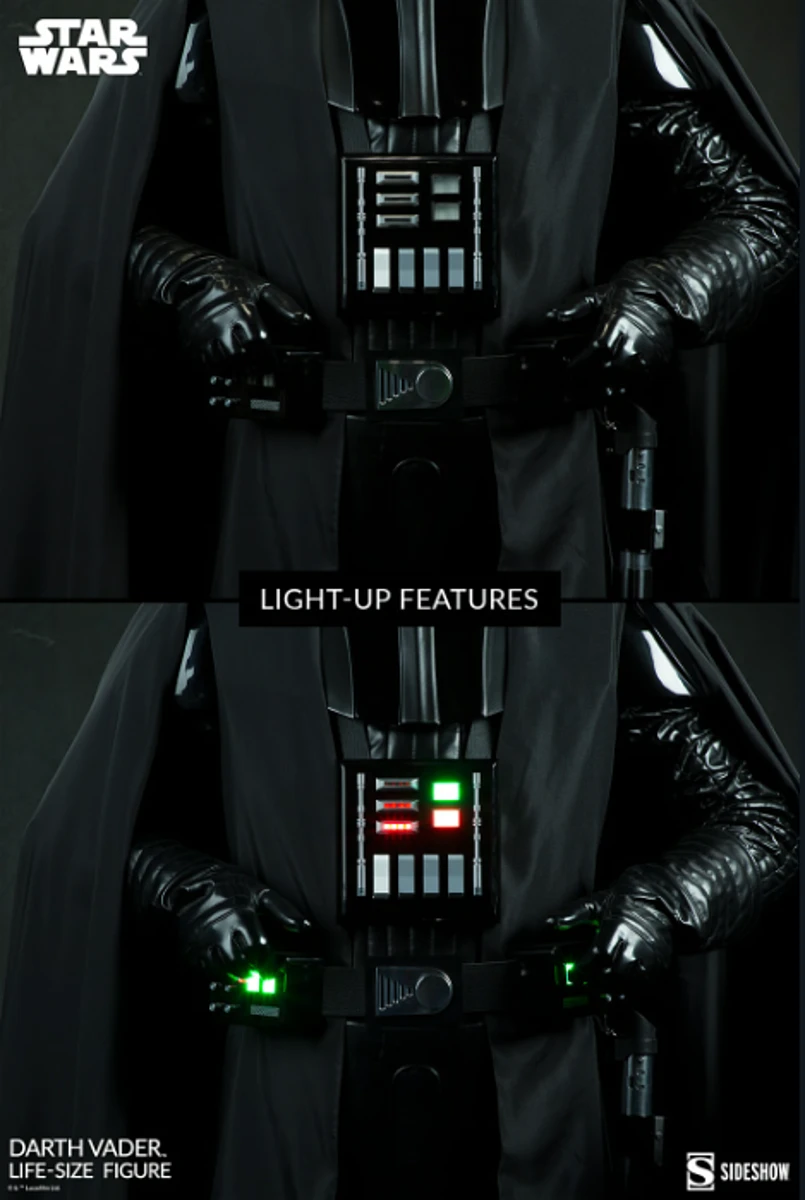 Sideshow Star Wars Darth Vader Life-Size Figür - görsel 9