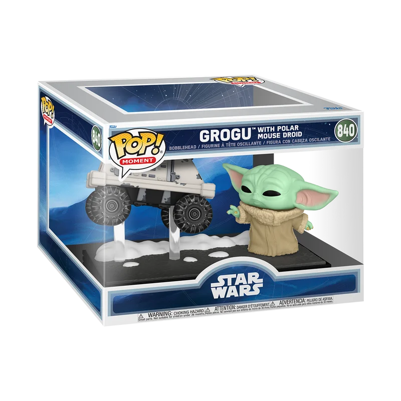 Pop! Moment Grogu with Polar Mouse Droid Funko 840