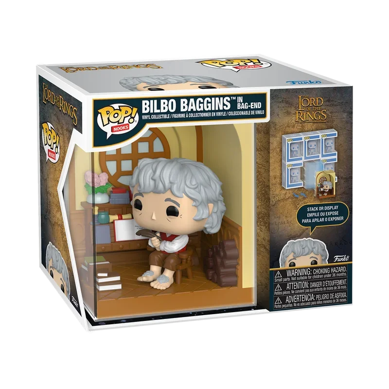Pop! Funko The Lord of the Rings Nooks Bilbo Baggins in Bag-End