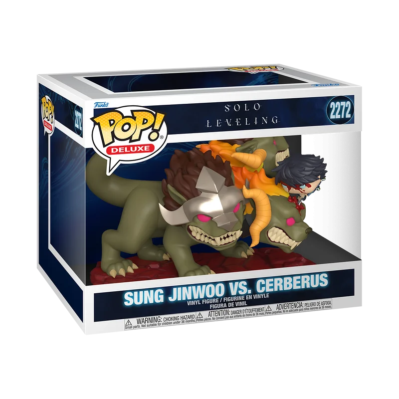Pop! Funko Solo Leveling Deluxe Sung Jinwoo vs Cerberus 2272