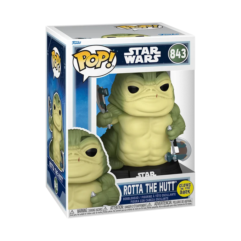 Pop! Funko Star Wars Rotta the Hutt (Glow) 843