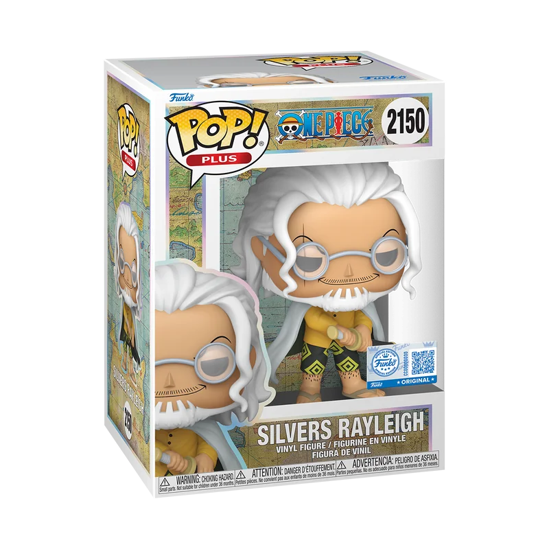 Pop! Plus Silvers Rayleigh 2150 One Piece Funko