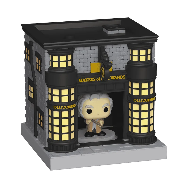 Funko Pop Bitty Pop Towns Garrick Ollivander and Ollivander Wand Shop - görsel 2