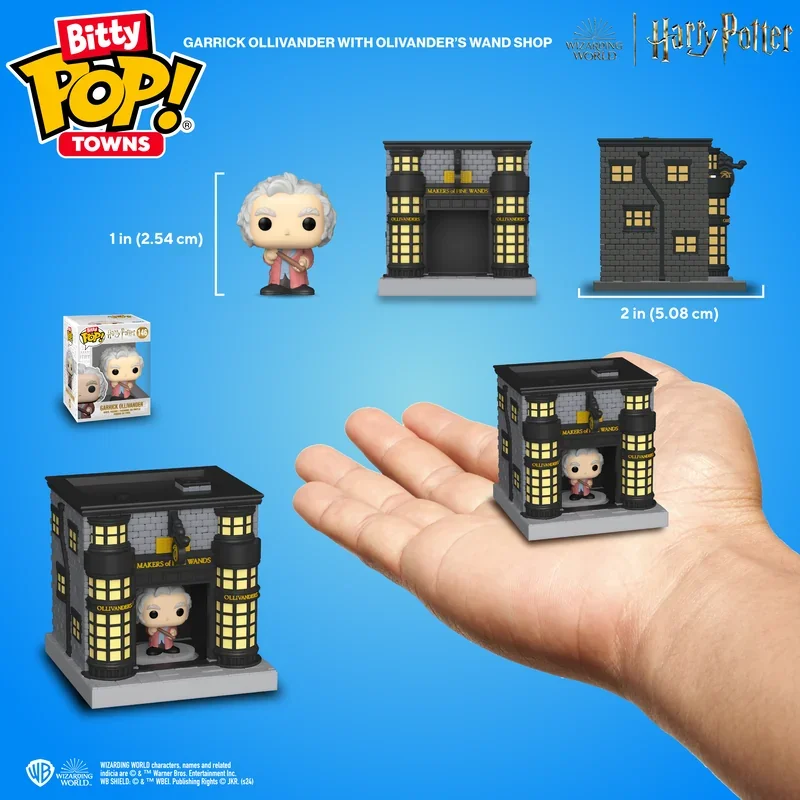 Funko Pop Bitty Pop Towns Garrick Ollivander and Ollivander Wand Shop - görsel 5