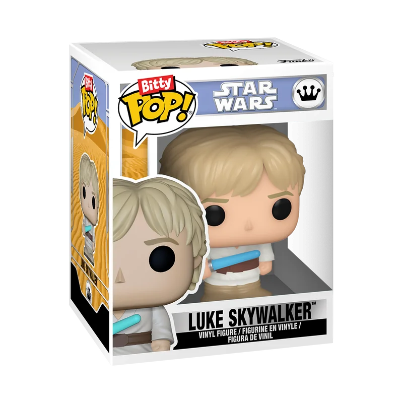 Pop Funko Bitty Pop! Pop! Rides Luke Skywalker and Speeder - görsel 3