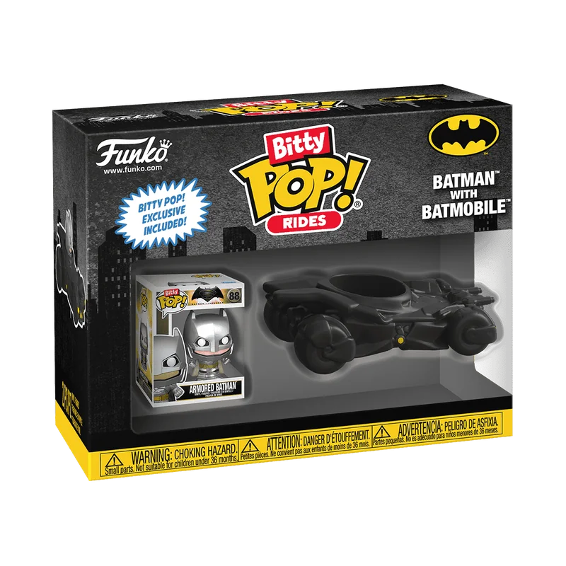 Bitty Pop! Rides Batman with Batmobile