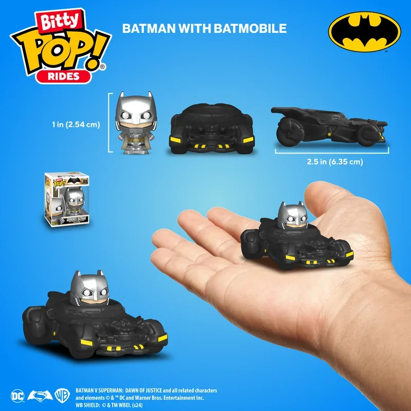 Bitty Pop! Rides Batman with Batmobile - görsel 5