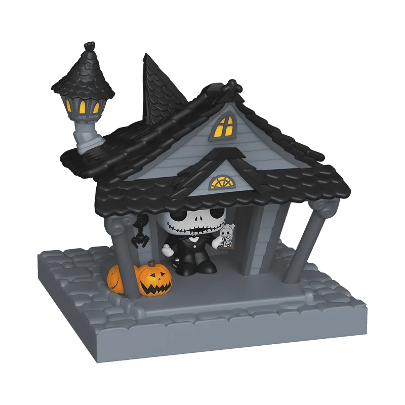POP Funko Bitty Pop Towns Jack Skellington and Jack's House - görsel 2