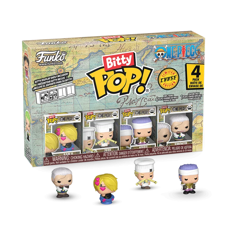 Bitty Pop! One Piece 4-Pack Series 3