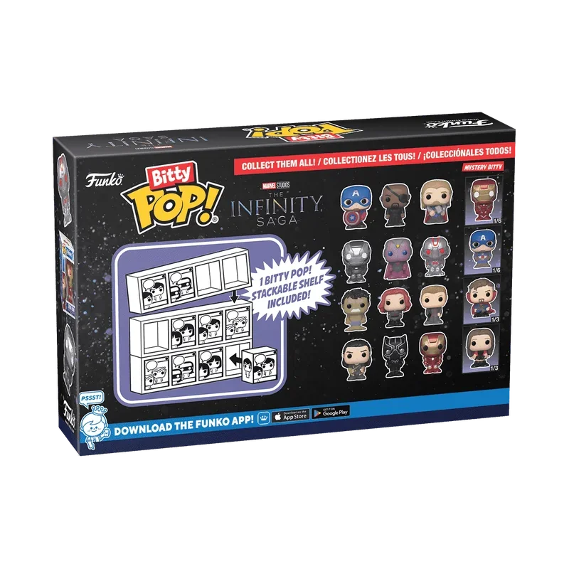 Funko Bitty Pop Marvel the Infinity Saga 4-Pack Series 1 - görsel 2