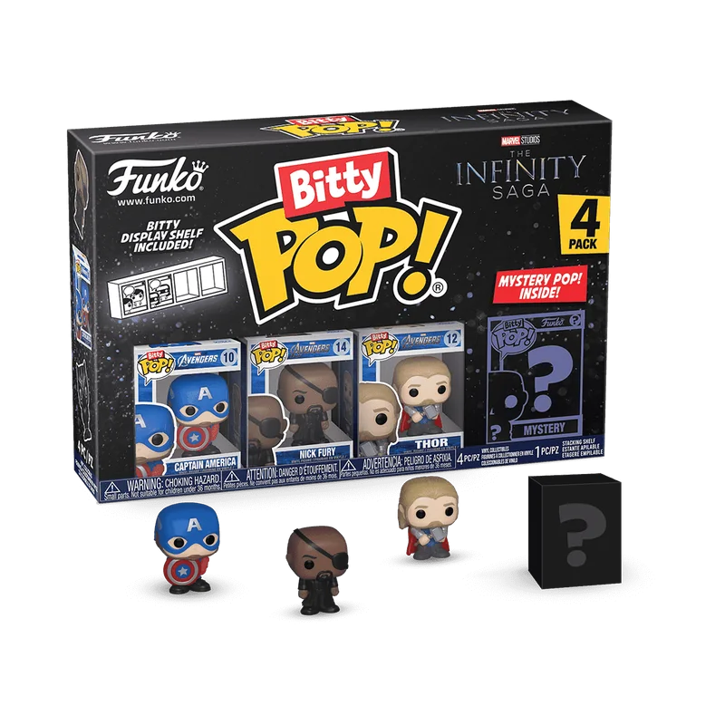 Funko Bitty Pop Marvel the Infinity Saga 4-Pack Series 1