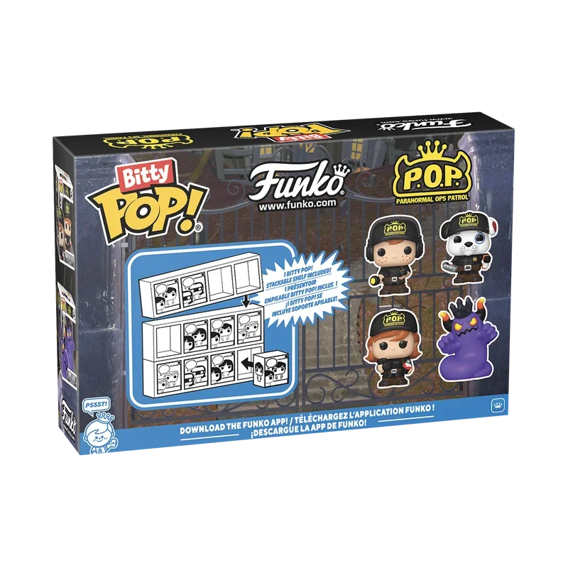 Pop Funko Bitty Pop Paranormal Ops Patrol 4-Pack - görsel 2