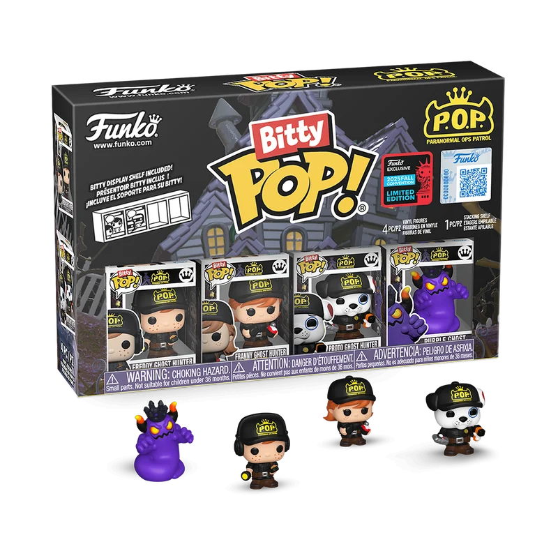 Pop Funko Bitty Pop Paranormal Ops Patrol 4-Pack