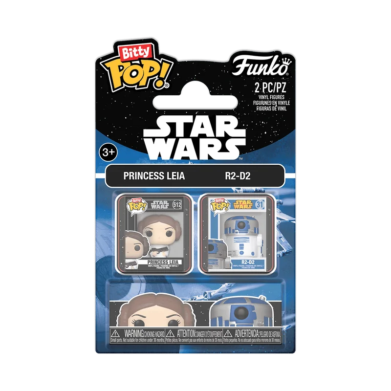 Funko Bitty Pop! Princess Leia & R2-D2 2-Pack Star Wars
